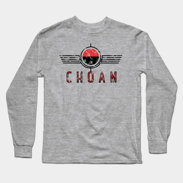 Choam logo red vintage Long Sleeve T-Shirt by karlangas